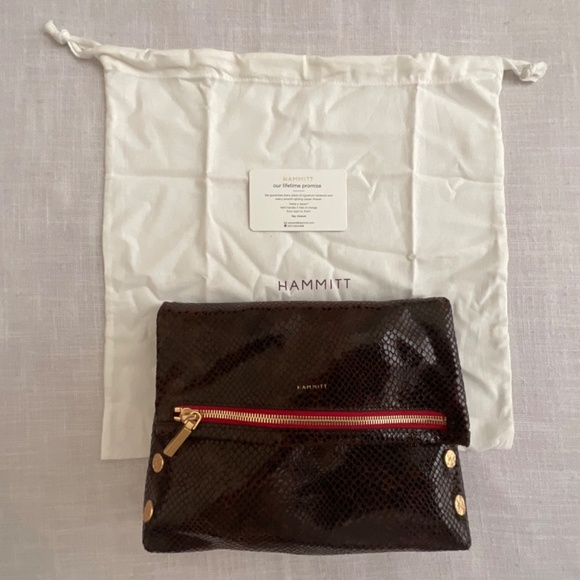 •Hammitt VIP Med-Painted Rattle Print Crossbody Clutch Bag NWT - Picture 3 of 16